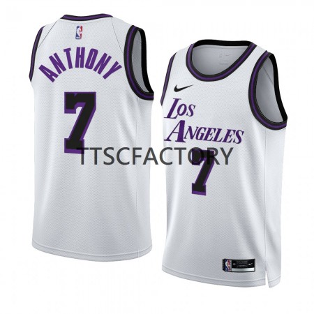 Maillot Basket Los Angeles Lakers Carmelo Anthony 7 Nike 2022-23 City Edition Blanc Swingman - Homme